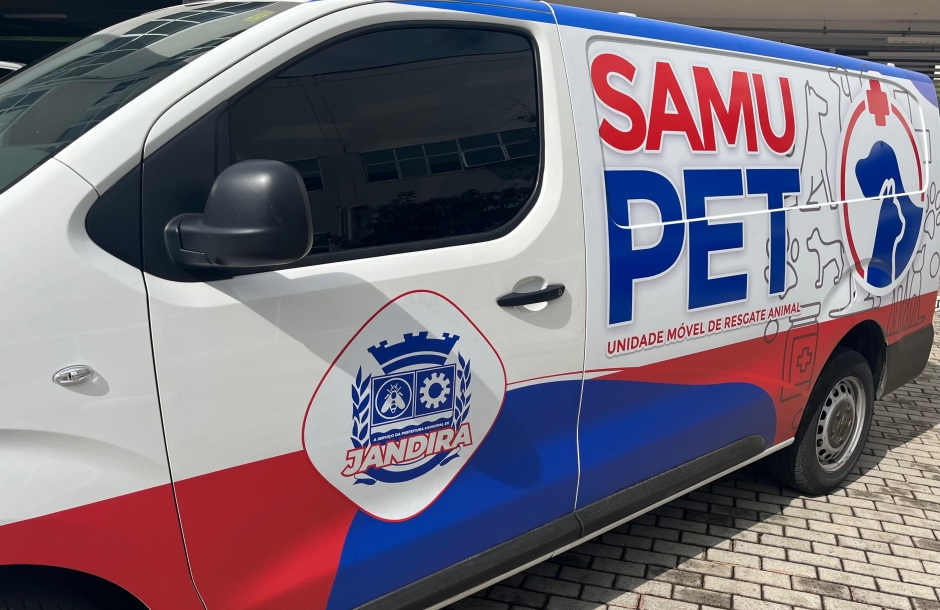 Jandira inaugura SAMU Pet para socorro emergencial para animais em situação de rua