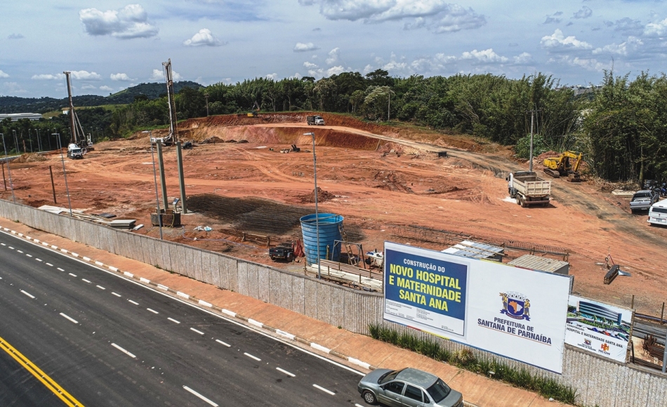 Construção do novo Hospital Municipal de Parnaíba avança