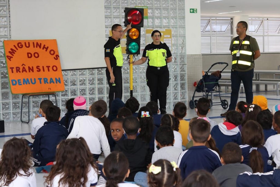 Programa de Educação no Trânsito é retomado nas escolas em Barueri