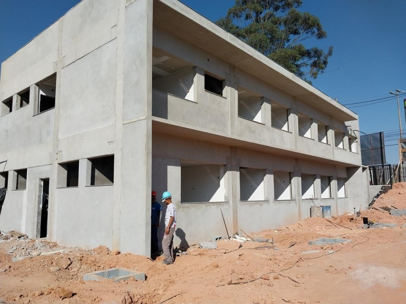 Construção da nova UBS avança no Bairro dos Altos em Barueri
