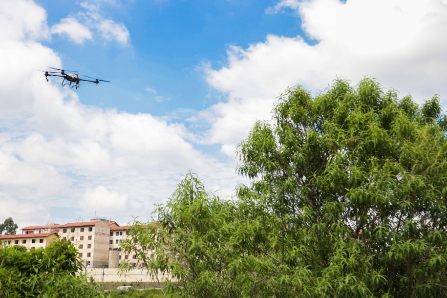  Itapevi utiliza super drone no combate à dengue no município 